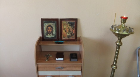 Освящена молитвенная комната в КП-2